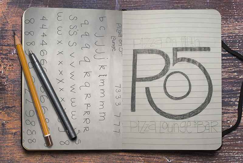 sketches of font